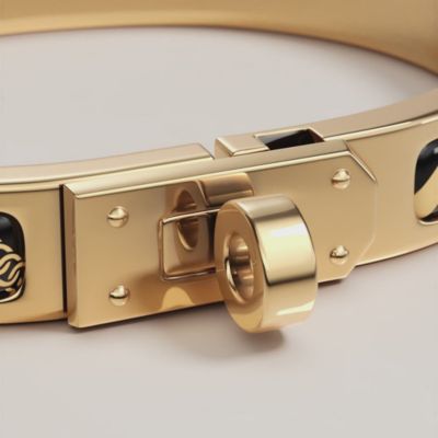 “Mini Clic Kelly格子花呢与链条”手镯,当前为第2张(共4张)